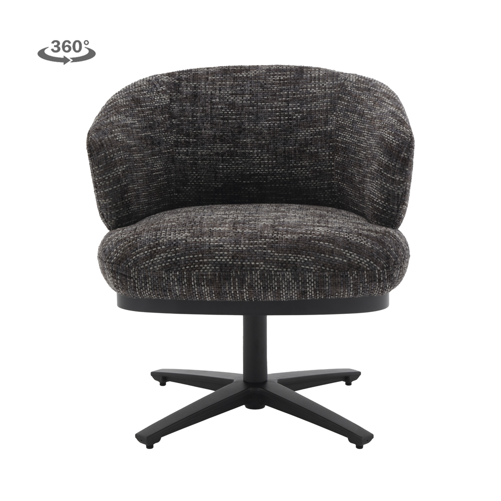 Fauteuil Perca - Blauw/Grijs