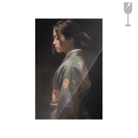 Glasprint "Kimono Tails"