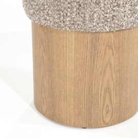 Poef George - taupe Flou