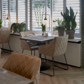 Eetkamerstoel met arml Frisco Drive , Pellini Camel