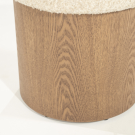 Poef George - beige Flou