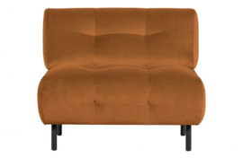 Lloyd fauteuil gewassen fluweel cinnamon