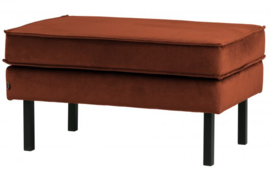 Hocker Rodeo velvet roest