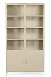 Odin vitrinekast taupe 120x220cm