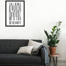 Art print "UBC" incl. lijst