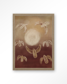 Art print ''Birds By Night'' incl. lijst