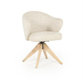 Stoel Connor Naturel - Beige
