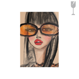 Glasprint "Sunny Orange"