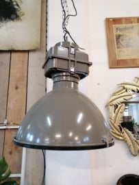 Hanglamp XL industrieel grijs