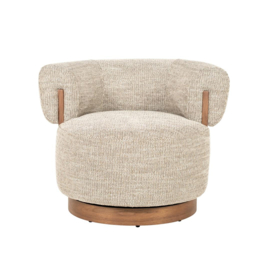 Fauteuil Nila bruin - taupe Vanu