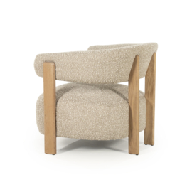 Fauteuil Lola -bruin Hush