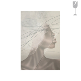 Glasprint "Cloudy thoughts"