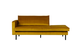 Daybed Rodeo left velvet oker