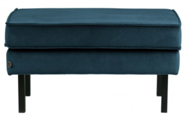 Hocker Rodeo velvet blauw