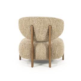 Fauteuil Reza bruin - taupe  Bay