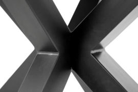 Onderstel Oakland - 3D-Model - 130x90 cm - gepoedercoat zwart ijzer