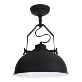 Plafond/Wandlamp urban vintage zwart