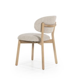 Eetkamerstoel Mikky naturel - taupe Moon
