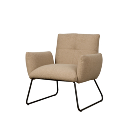 Fauteuil Dante lichtbruin teddy