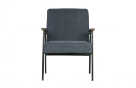 Fauteuil Sally staalblauw