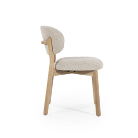 Eetkamerstoel Mikky naturel - taupe Moon