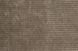 Hocker Statement brede platte rib Taupe 80x55 cm