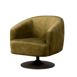 Fauteuil Barga draaibaar groen