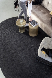 Carpet Ramas ovaal 200x300 - Zwart Afhaalprijs!