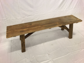 Oud houten Bank 160 cm
