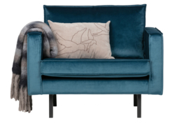 Fauteuil Rodeo velvet blauw