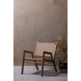 Tuin fauteuil Pem met armleuning - Naturel