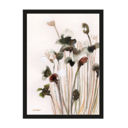 Art print "Pastel Flowers II" incl. lijst