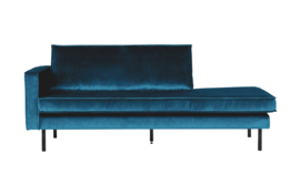 Daybed Rodeo left velvet blauw