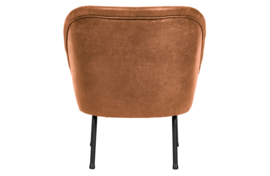 Fauteuil Vogue cognac leder