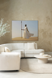 Art print " Warrior In White " incl. lijst