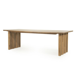 Eettafel Jake 250x100cm - Bruin