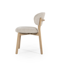 Eetkamerstoel Mikky naturel - taupe Moon