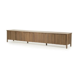 Tv meubel Jake 6drs. - Bruin