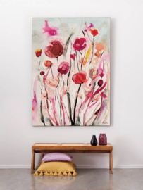 Wandkleed ''Spring flowers "
