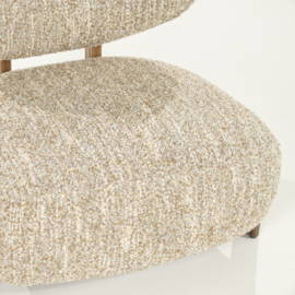Fauteuil Reza bruin - beige  Bay