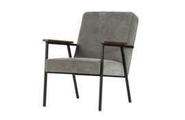 Fauteuil Sally vergrijsd groen