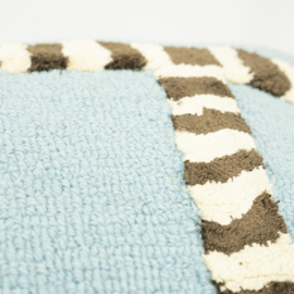 Kussen StripeScape - light blue -