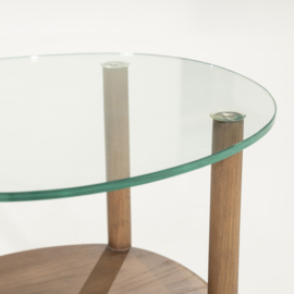 Bijzettafel Cleo -  lichtbruin