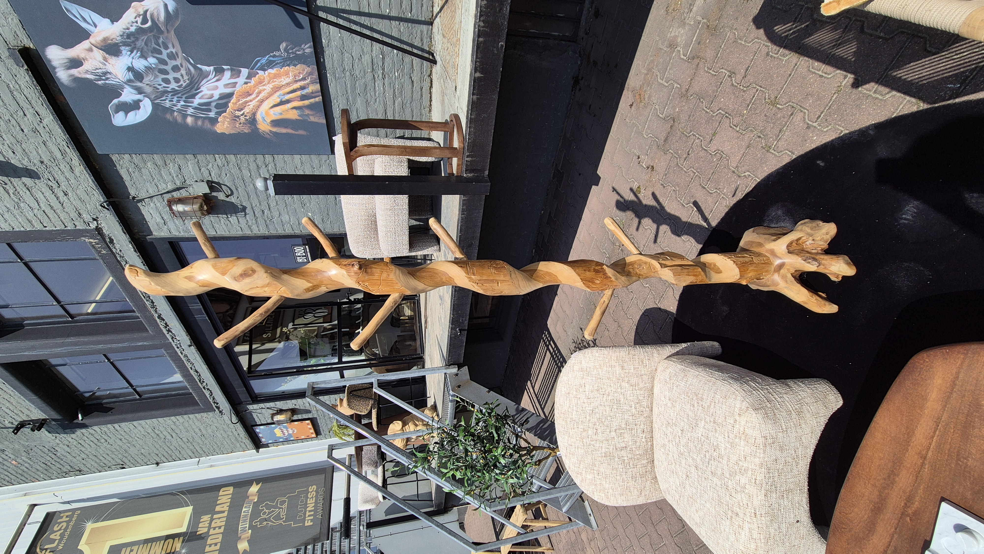 Kapstok hout
