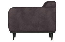 Fauteuil Statement met arml.  eco leer grijs