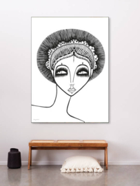 Wandkleed ''Leyla "