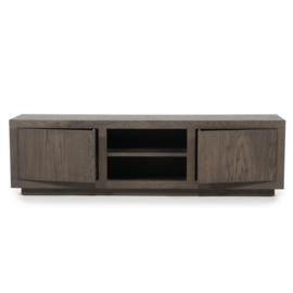 TV meubel Helsinki 160 cm 2-drs. - bruin