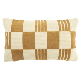 Kussen Twist - mustard