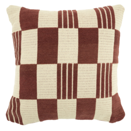 Kussen Twist - burgundy