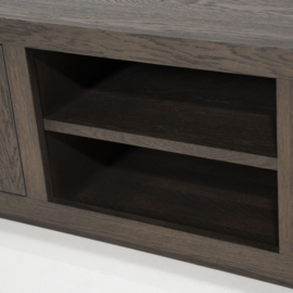 TV meubel Helsinki 160 cm 2-drs. - bruin